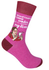 FUNATIC Brand Unisex Socks ‘SOMETIMES I DRINK WATER TO SURPRISE MY LIVER’ - Novelty Socks for Less