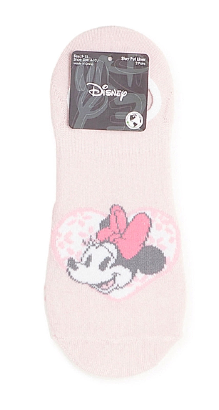 DISNEY’S Ladies 2 Pair MOTHER’S DAY Liner Socks ‘BEST MOM EVER’ - Novelty Socks for Less