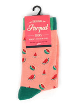 PARQUET BRAND Ladies WATERMELON SLICES Socks - Novelty Socks for Less