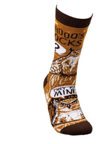 PRIMITIVES BY KATHY‘WHOOOS SOCKS’ WITH OWL - Novelty Socks for Less