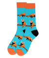 Parquet Brand Men’s RED PANDAS Socks - Novelty Socks for Less
