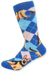 PARQUET BRAND Ladies GERMAN SHEPHERD Dog - Novelty Socks for Less