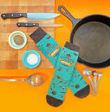 FOOT TRAFFIC Mens MY KITCHEN MY RULES Socks - Novelty Socks for Less