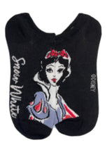 DISNEY SNOW WHITE Ladies 5 Pair of No Show Socks POISON APPLE ‘JUST ONE BITE’ - Novelty Socks for Less