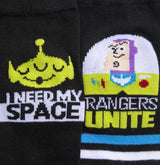 Disney’s TOY STORY 4 Men’s SOCKS BUZZ - Novelty Socks for Less