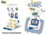 COOL SOCKS BRAND LADIES ‘STAR OF THE SHIT SHOW’ SOCKS - Novelty Socks for Less