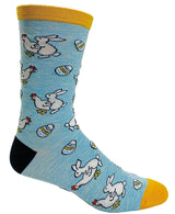 CRAZY DOG BRAND MEN’S EASTER SOCKS ‘HOW EASTER EGGS ARE MADE’ - Novelty Socks for Less