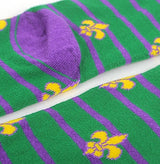 PARQUET Brand Men’s MARDI GRAS Socks - Novelty Socks for Less