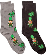 FOOZYS Brand Men’s SAINT PATRICKS DAY 2 Pair Of Socks - Novelty Socks for Less