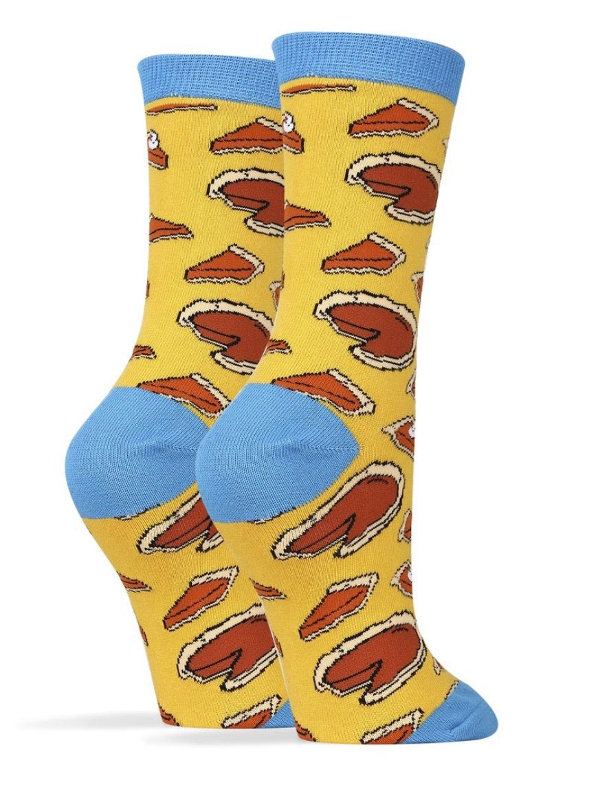Oooh Yeah Brand Ladies SWEET POTATO PIE Socks - Novelty Socks for Less