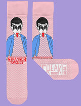 FREAKER FEET BRAND UNISEX ‘STRANGER TONGUES’ SOCKS MADE IN THE USA! STRANGER THINGS & GENE SIMMONS - Novelty Socks for Less