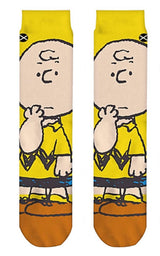 PEANUTS Men’s CHARLIE BROWN SOCKS ODD SOX BRAND - Novelty Socks for Less