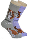 FOOZYS Ladies 2 Pair BULLDOG Socks - Novelty Socks for Less