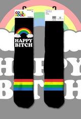 COOL SOCKS Ladies HAPPY BITCH Socks - Novelty Socks for Less