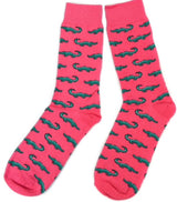 PARQUET BRAND Men's ALLIGATOR Socks (CHOOSE COLOR) - Novelty Socks for Less