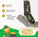 FOOZYS Brand Men’s SAINT PATRICKS DAY 2 Pair Of Socks - Novelty Socks for Less