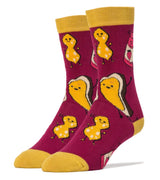 OOOH YEAH BRAND Mens PEANUT BUTTER JAMS - Novelty Socks for Less