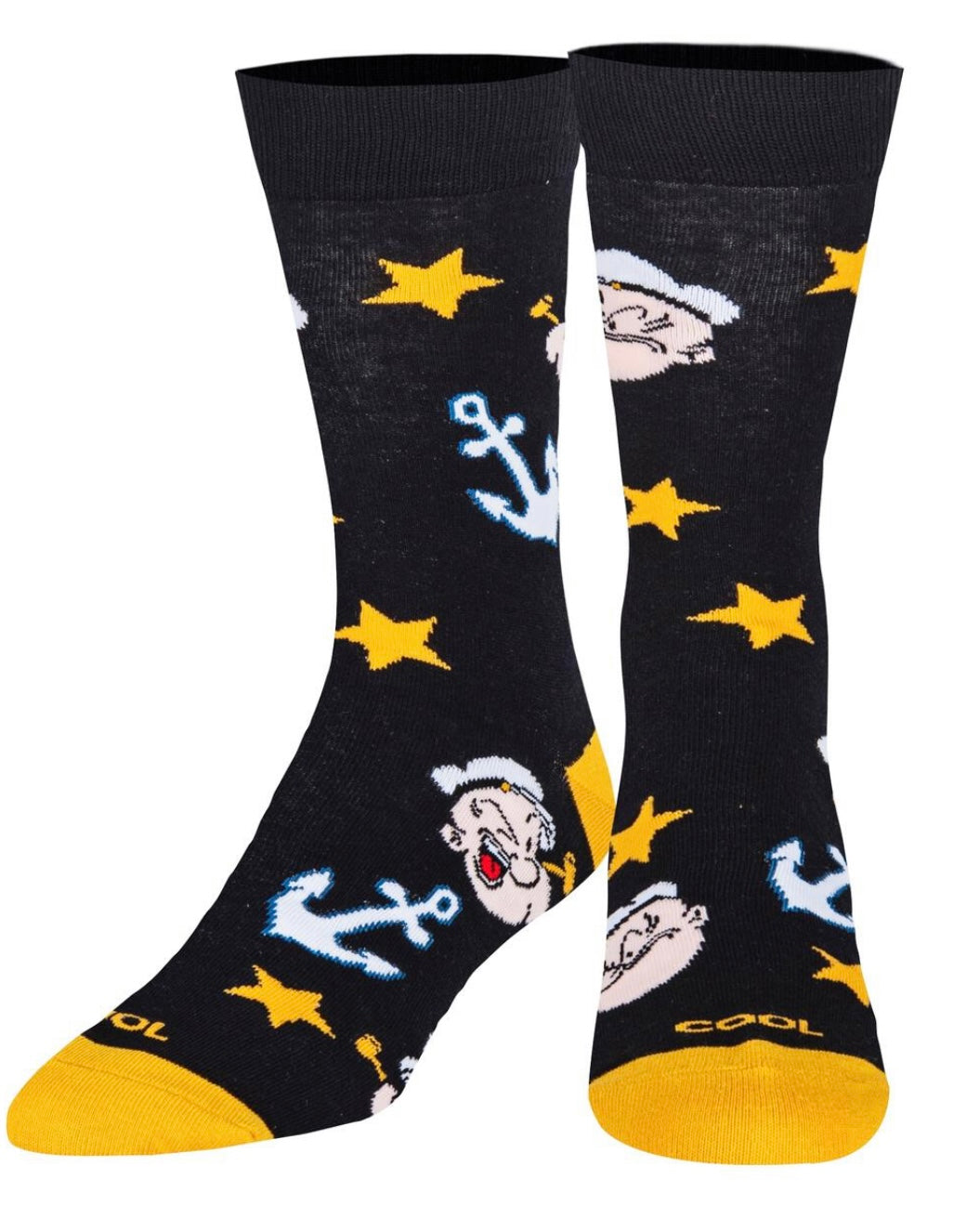 POPEYE THE SAILOR Men’s Socks COOL SOCKS Brand - Novelty Socks for Less