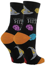 OOOH YEAH Brand Ladies DUNGEON MASTER Socks - Novelty Socks for Less