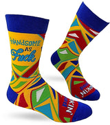 FABDAZ BRAND MEN’S HANDSOME AS FUCK SOCKS ‘LOOKING GOOD’ - Novelty Socks for Less