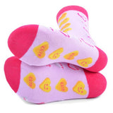 PARQUET BRAND Ladies HEART SHAPED CANDY Socks - Novelty Socks for Less