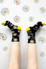 OOOH YEAH Brand Ladies DAISY Socks ‘WHOOPSIE DAISY’ - Novelty Socks for Less
