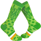 CRAZY DOG BRAND MEN’S ST. PATRICKS DAY SOCKS ‘I LOVE SHENANIGANS’ - Novelty Socks for Less