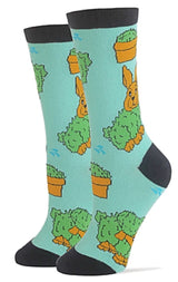 OOOH YEAH Ladies EASTER Socks CHIA BUNNY - Novelty Socks for Less