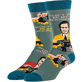 OOOH YEAH Brand Men’s MISTER ROGERS Socks ‘NEIGHBOR’ - Novelty Socks for Less