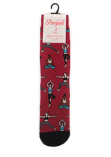 PARQUET BRAND LADIES YOGA PATTERN - Novelty Socks for Less