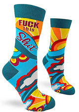 FABDAZ Brand Ladies FUCK THIS SHIT Socks - Novelty Socks for Less