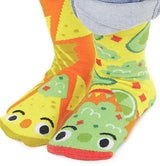 PALS SOCKS Brand Unisex CHIPS & GUAC MISMATCHED Socks (CHOOSE SIZE) - Novelty Socks for Less