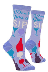 COOL SOCKS BRAND LADIES WINE SOCKS ‘I DON’T GIVE A SIP’ - Novelty Socks for Less
