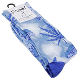 PARQUET Brand Men’s TIE DYE MARIJUANA POT Socks - Novelty Socks for Less