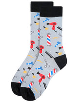 PARQUET Brand Ladies BARBER SHOP Socks - Novelty Socks for Less