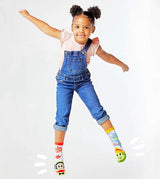 PALS SOCKS Brand UNISEX JULIUS & SAM Mismatched Gripper Bottom Socks PAUL FRANK - Novelty Socks for Less