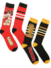 GARFIELD & ODIE Men’s 2 Pair Of Socks - Novelty Socks for Less