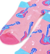 PARQUET BRAND Ladies GUITAR Socks - Novelty Socks for Less