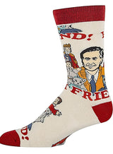 OOOH YEAH Brand Mens MISTER ROGERS ‘HI FRIEND’ - Novelty Socks for Less