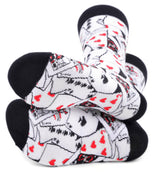 PARQUET BRAND MEN’S PLAYING CARDS POKER SOCKS (CHOOSE COLOR) - Novelty Socks for Less