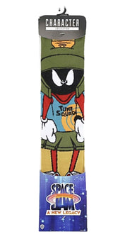 LOONEY TUNES Men’s MARVIN THE MARTIAN SPACE JAM TUNE SQUAD 360 Socks BIOWORLD Brand - Novelty Socks for Less