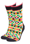SOCKS N SOCKS Brand Men’s CHECKERED Socks - Novelty Socks for Less