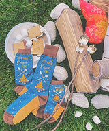 FOOT TRAFFIC Brand Men's SMORES Socks - Novelty Socks for Less