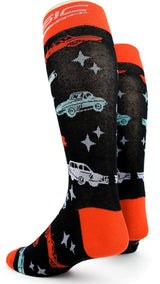 FOOT TRAFFIC BRAND MEN’S VINTAGE CARS SOCKS - Novelty Socks for Less