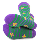 PARQUET Brand Men’s MARDI GRAS Socks - Novelty Socks for Less