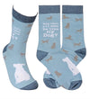 PRIMITIVES BY KATHY ‘WHY CAN’T ALL MEN BE LIKE MY DOG’ - Novelty Socks for Less