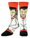 DRACULA MEN’S 360 UNIVERSAL MONSTERS HALLOWEEN SOCKS ODD SOX BRAND - Novelty Socks for Less