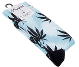 PARQUET Brand Men’s TIE DYE MARIJUANA POT Socks - Novelty Socks for Less