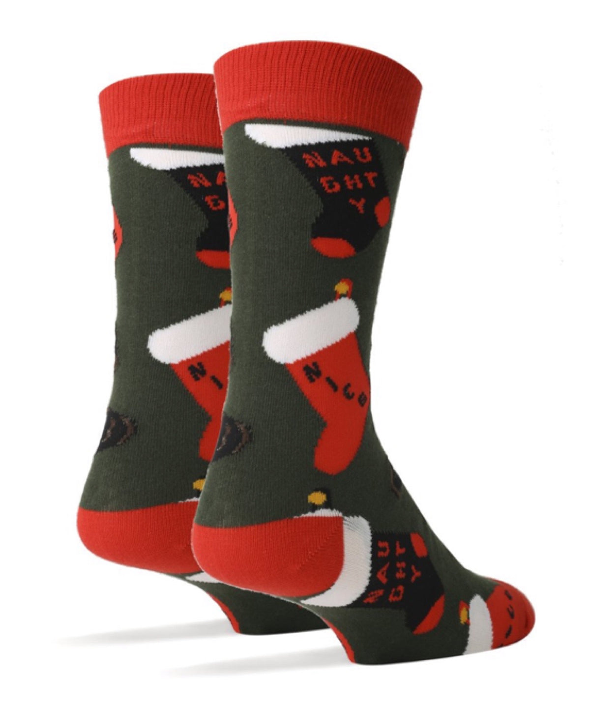 OOOH YEAH BRAND Mens CHRISTMAS 'NAUGHTY OR NICE' Socks - Novelty Socks for Less