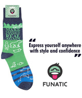 FUNATIC Brand‘MAKE CLIMATE CHANGE REAL AGAIN’ Unisex - Novelty Socks for Less